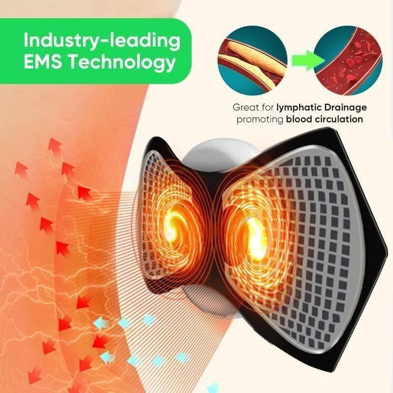 Core Lush™ USB Neck Massager Pro 6204 – Mini Cervical & EMS Therapy