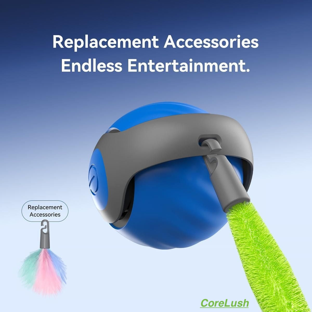 CoreLush™ Rolling Ball For Cats & Dogs